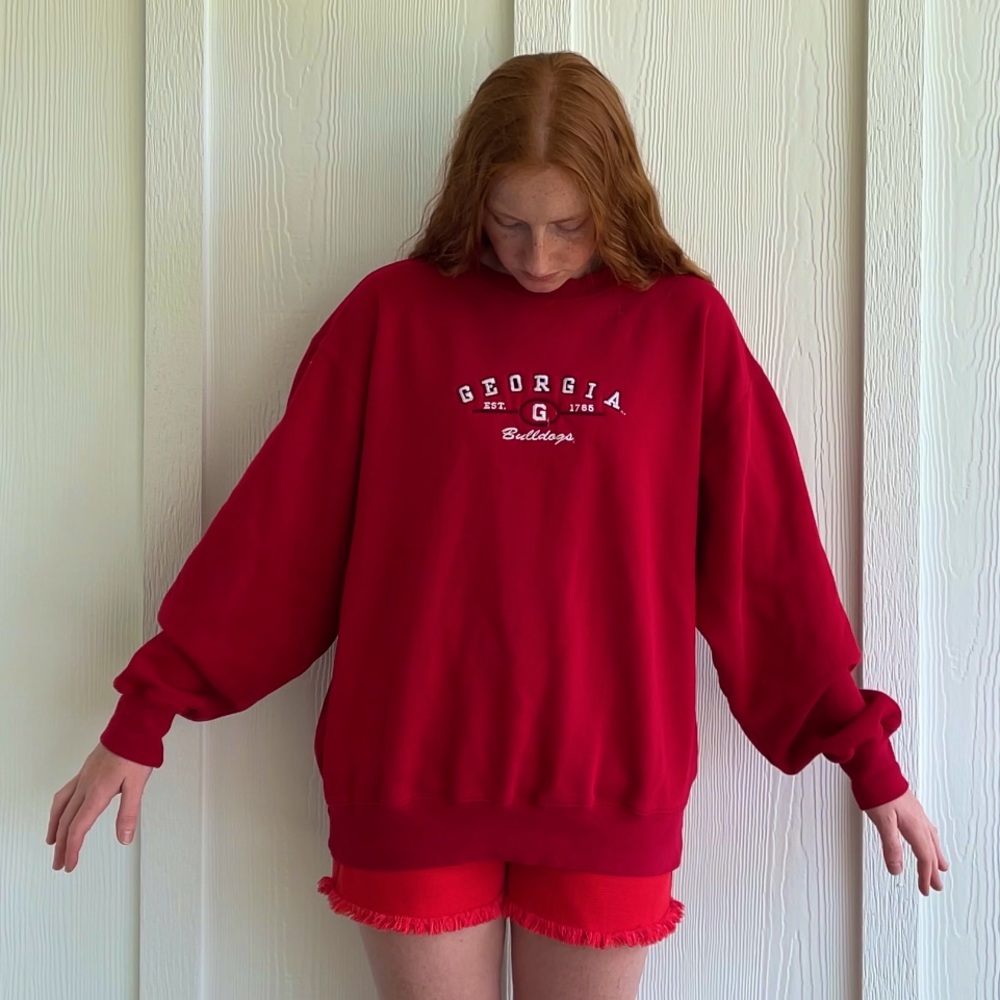 Vintage Jansport UGA Georgia Bulldogs oversized sweatshirt